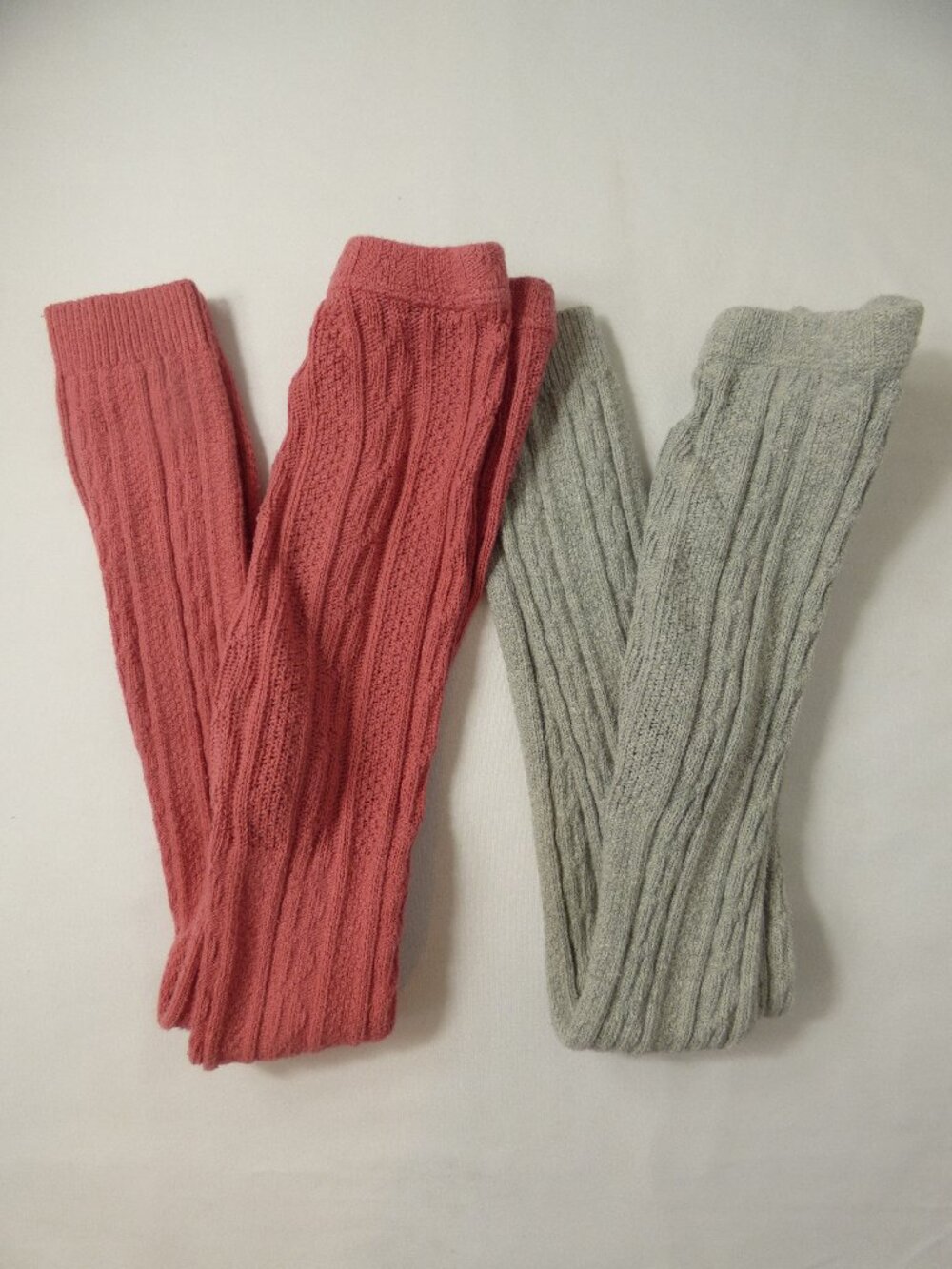 Mini Boden Footless Cable Knit Tights Set, Size 7-8 Years